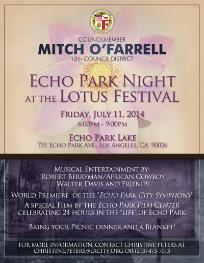 Echo Park Night at the Lotus Festival